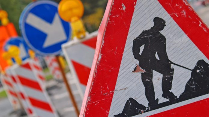 Wegwerkzaamheden Marsdijk in Lienden