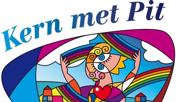 Kern met pit